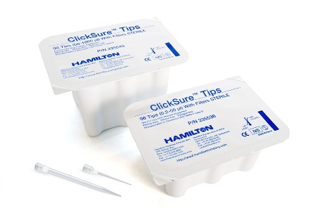 ClickSure Tips 50 µL, Racked, Standard, 96 tips/rack / CS Tip50µL,ra,std,96tip/ra