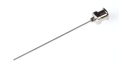 23s gauge, Metal Hub NDL, custom length (0.375 to 12 in), point style 5 or AS, 6/PK / N NEEDLE (23S/**/5) 6/PK