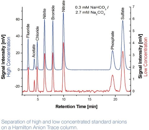 Anion Trace / A TRACE 4.6x250 PEEK 7µm